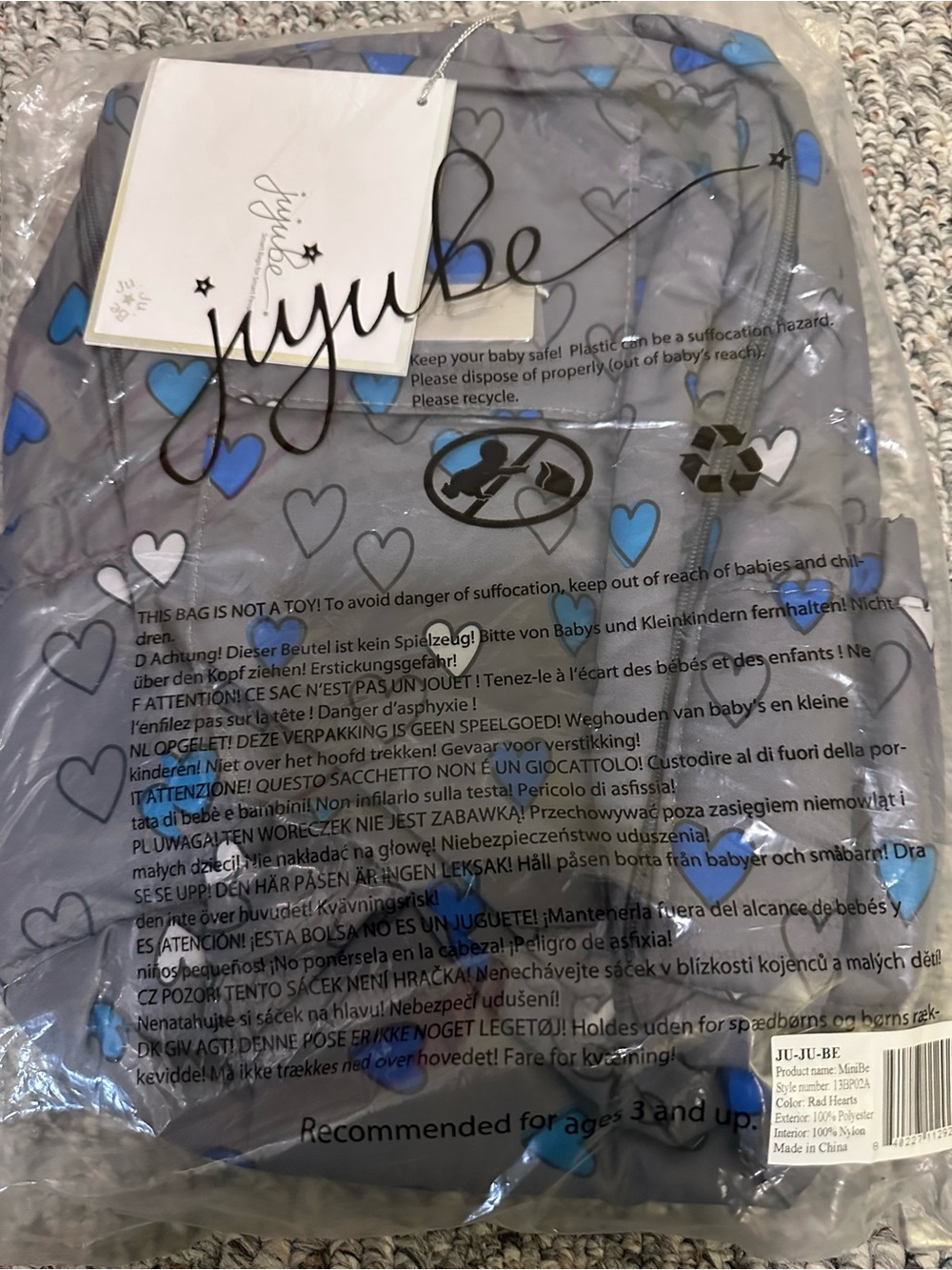 Ju-Ju-Be Rad Hearts Minibe